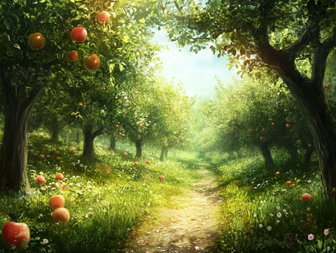 苹果园素材