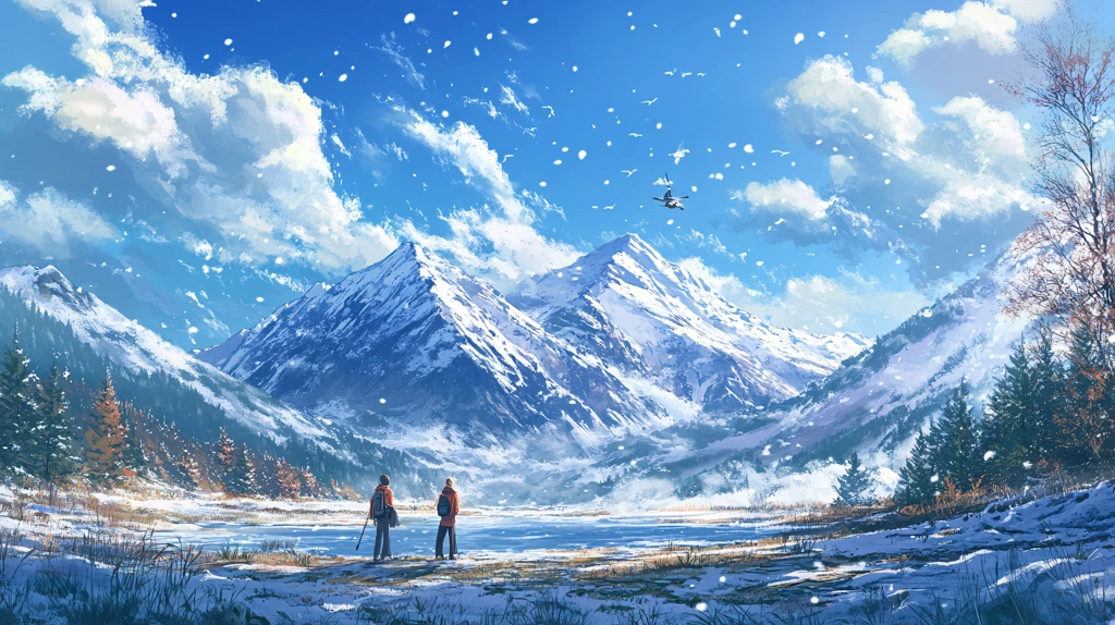 新海诚风格插画