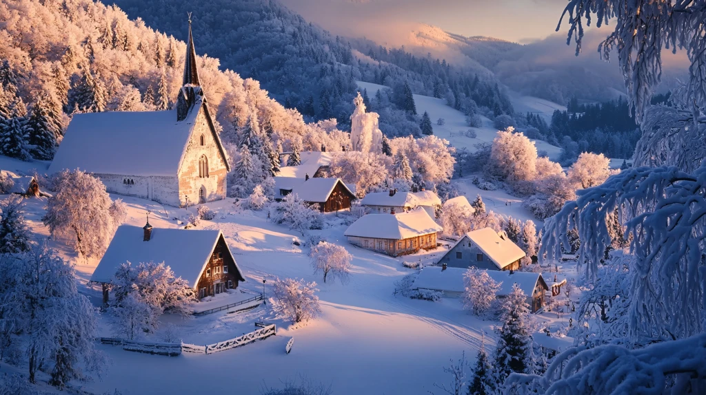 高清大画幅冬天雪景