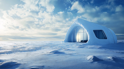 雪地帐蓬