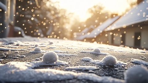 雪包雪馒头线条光影