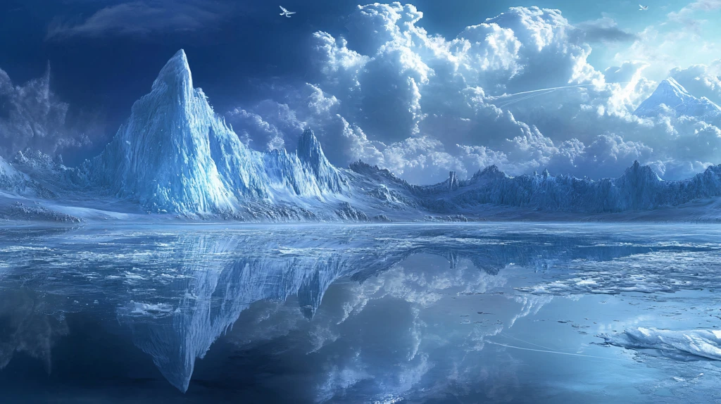 梦幻舞台背景南极冒险