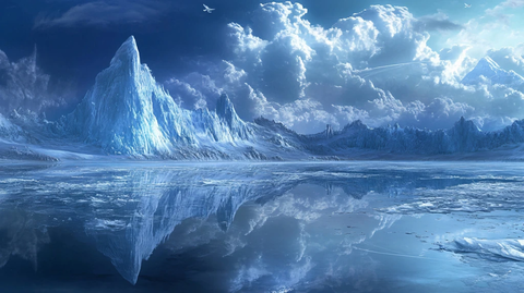 梦幻舞台背景南极冒险