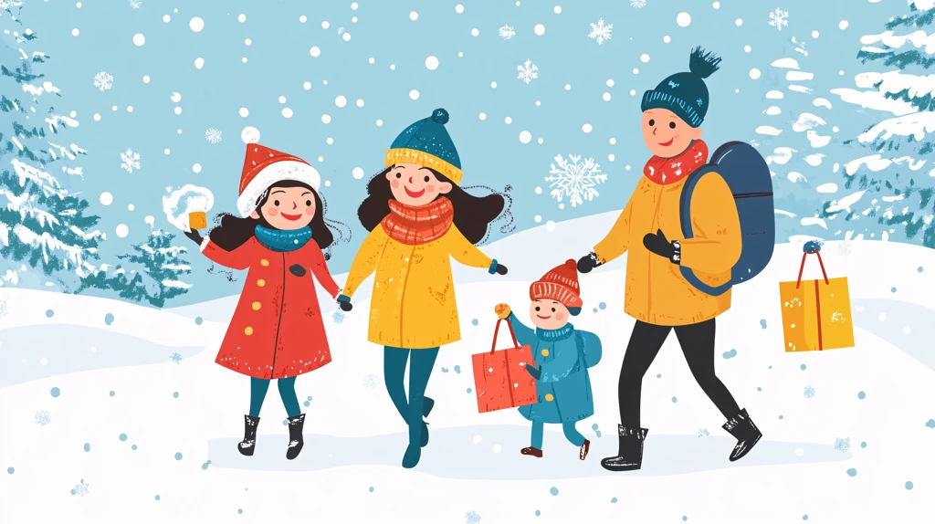 冬季活动场景图