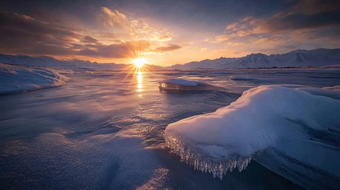赛里木湖冬季旅游