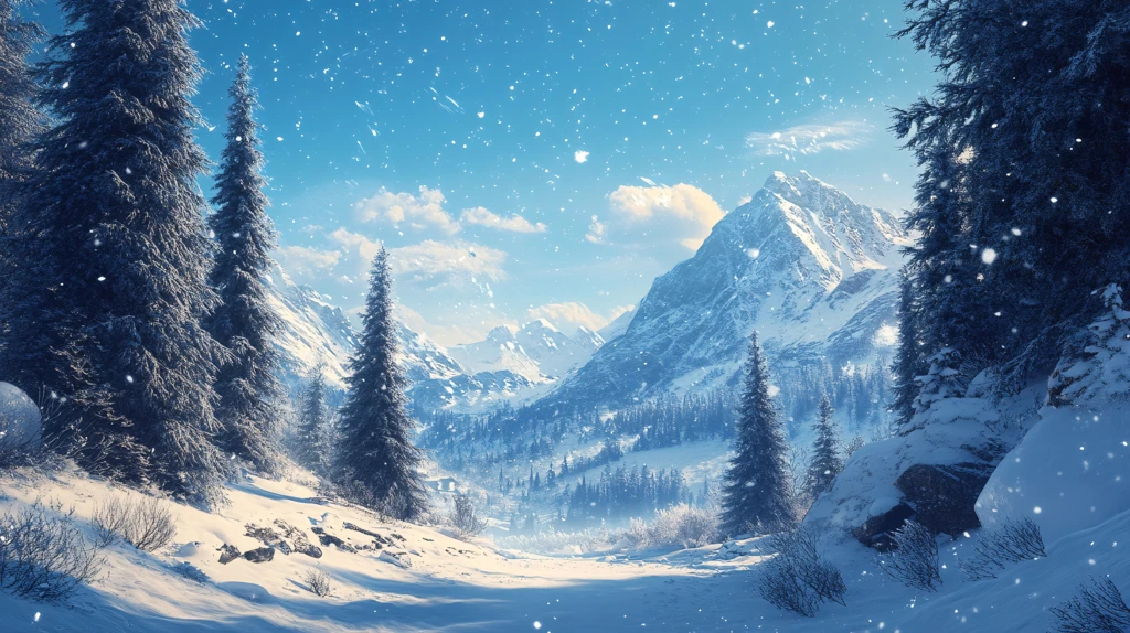 高清大画幅冬天雪景