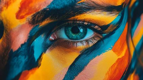 彩色流体艺术背景