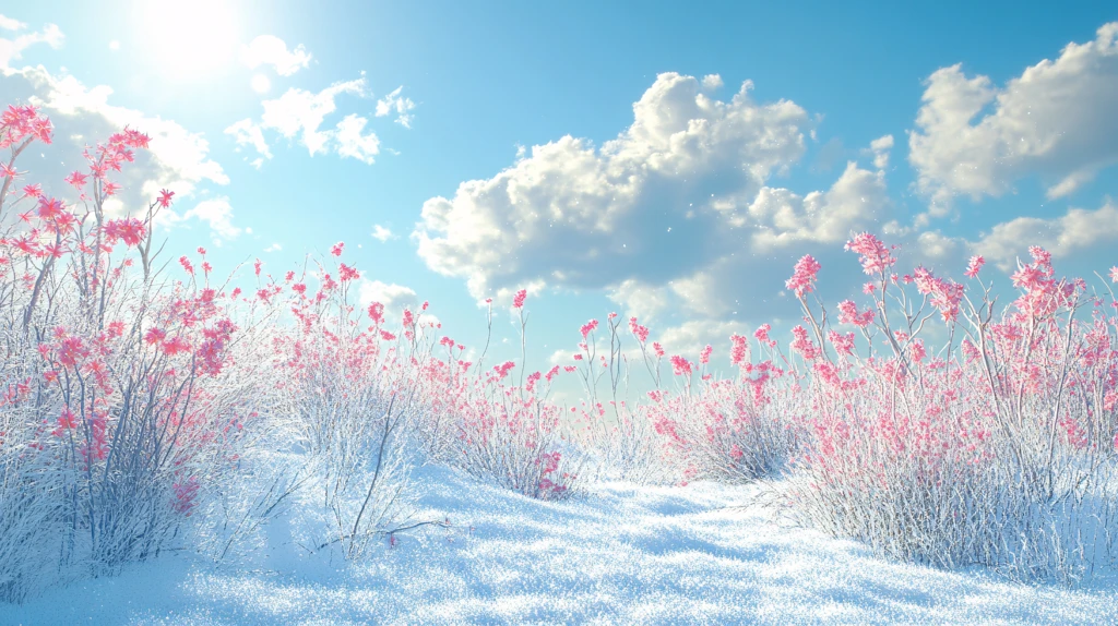 雪地红的芨芨草