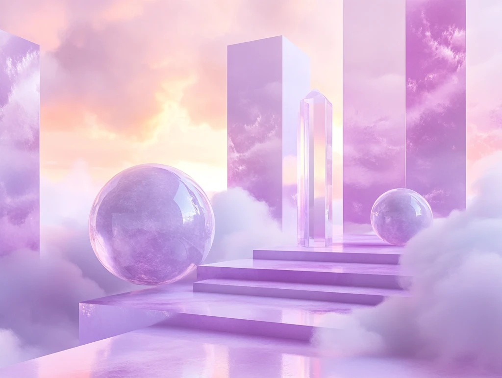 粉红色的超现实世界