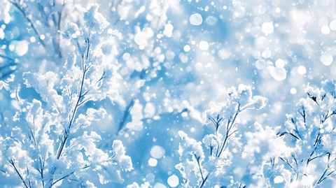雾凇背景