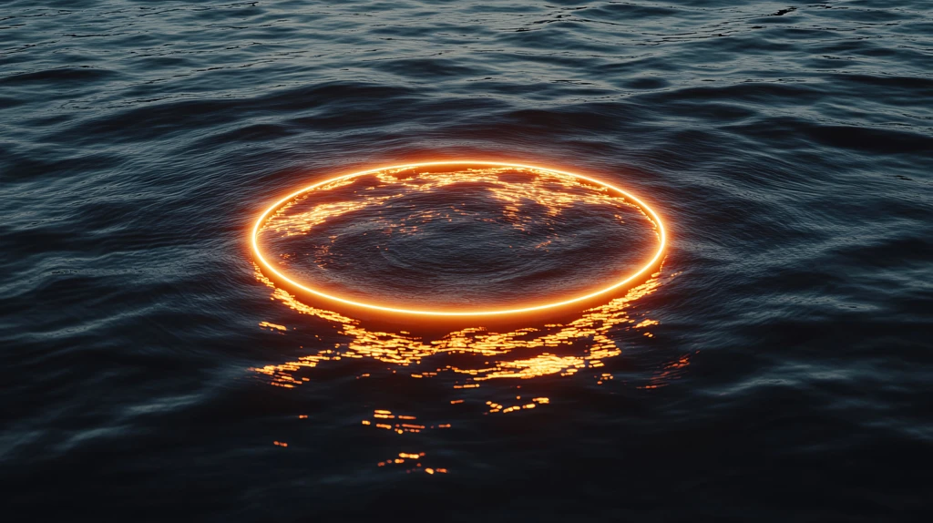 圆形海浪圆形线条