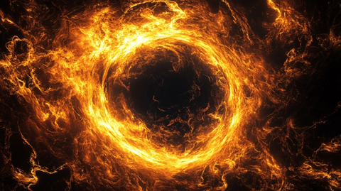 浴火重生抽象图