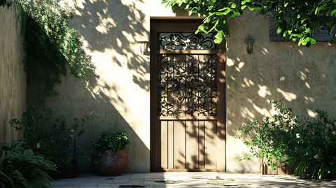 庭院门场景