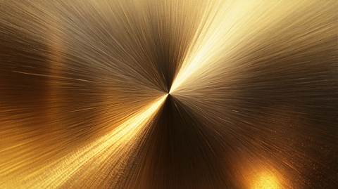 渐变辐射金色背景