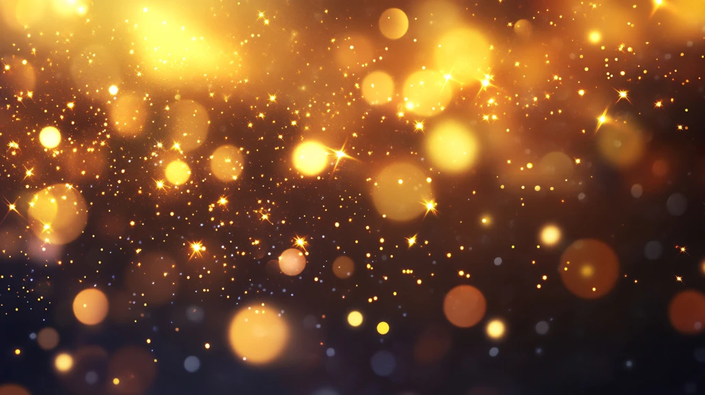 高清金色梦幻光斑