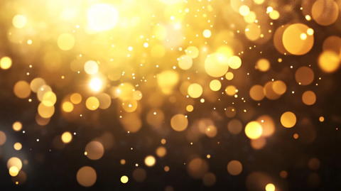 高清金色梦幻光斑