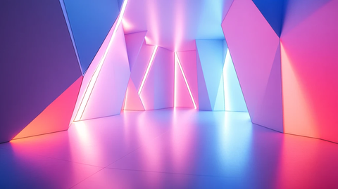 炫彩渐变展台背景