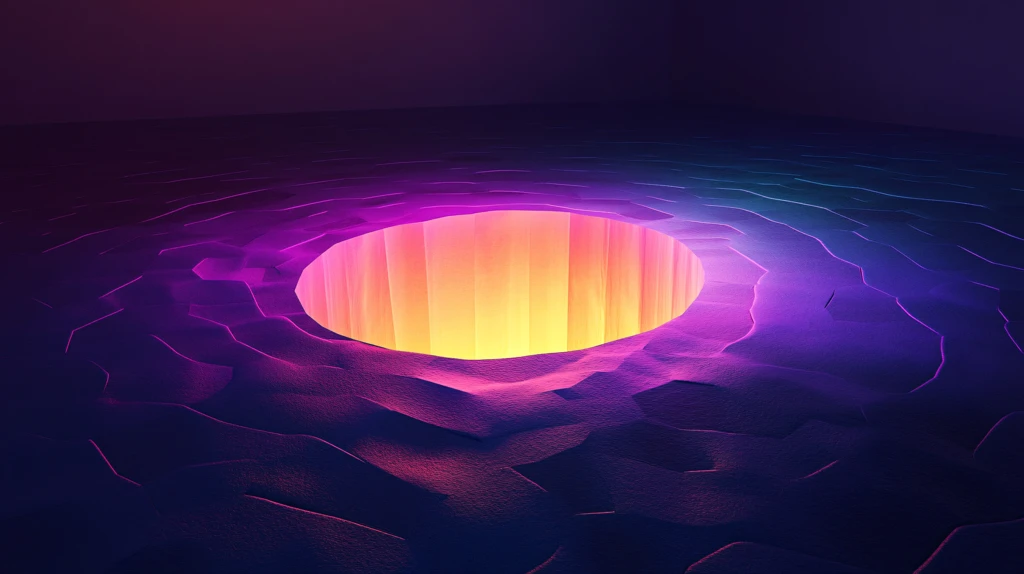 立体渐变发光体设计