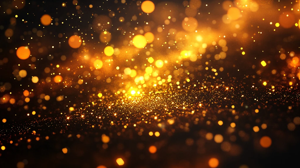 高清金色梦幻光斑