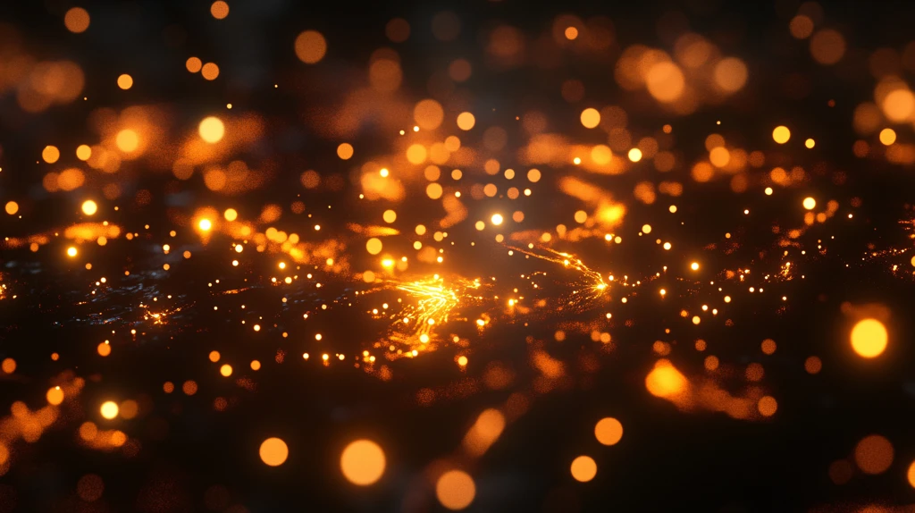 高清金色梦幻光斑