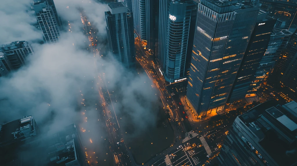 陆家嘴金融城平流云