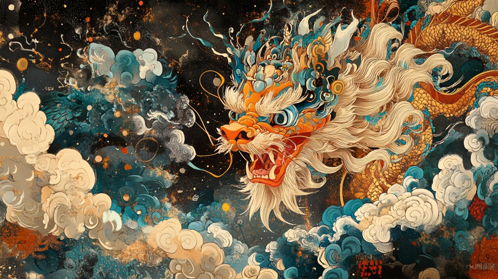 龙年系列包装插画