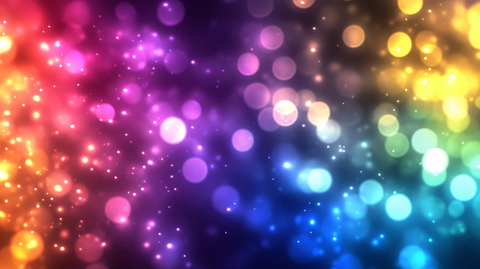 色彩斑斓梦幻灯光