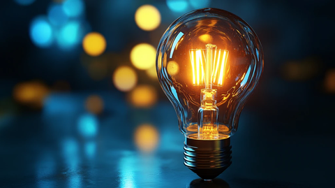 灯泡创意场景图