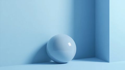 淡蓝色浅蓝色酷炫圆球