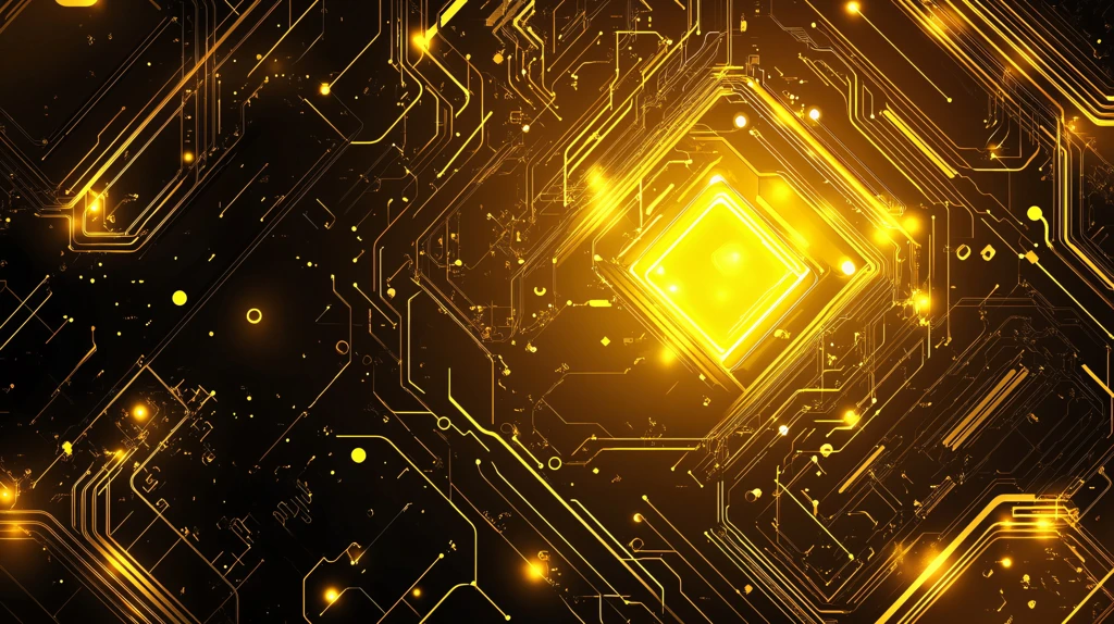 金色科技风背景