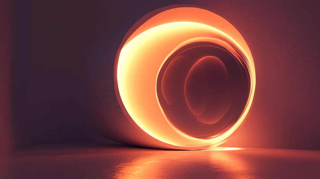 立体渐变发光体设计