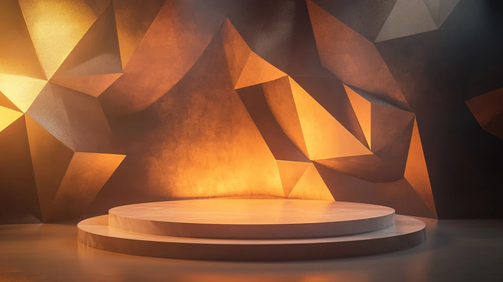 几何光影背景墙