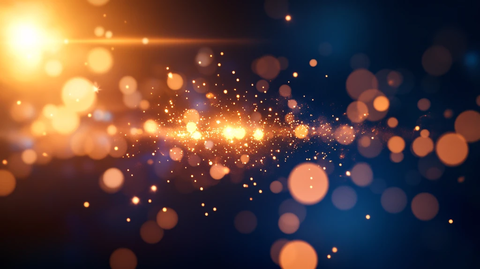 虚化光点光晕星光背景