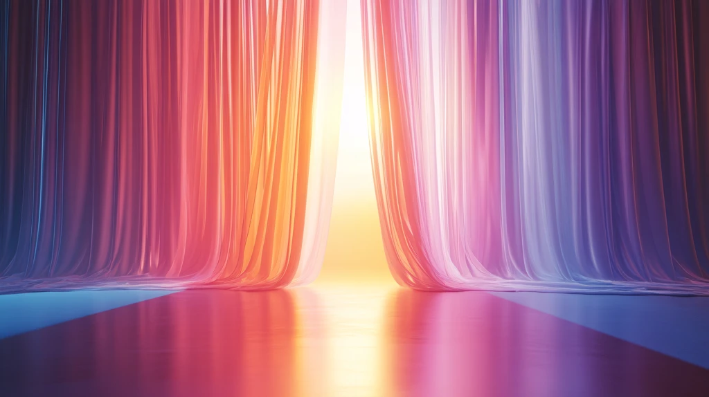 帷幔炫彩背景