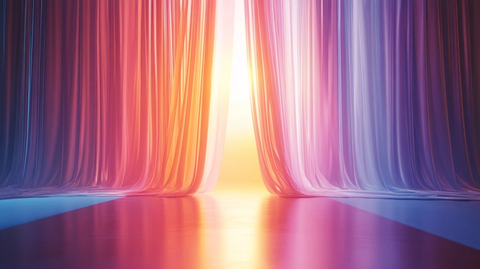 帷幔炫彩背景