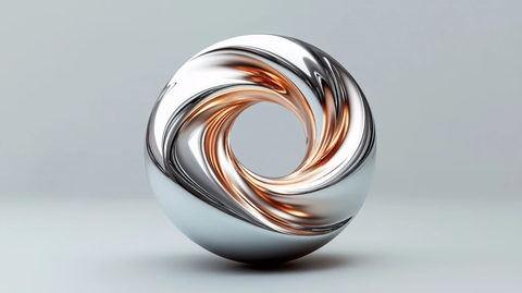 立体金属质感球体