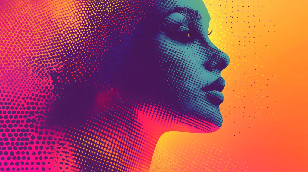 波普点渐变效果