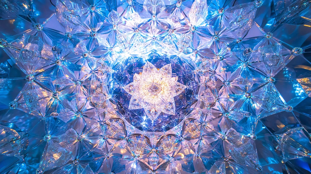 精美的莲花穹顶