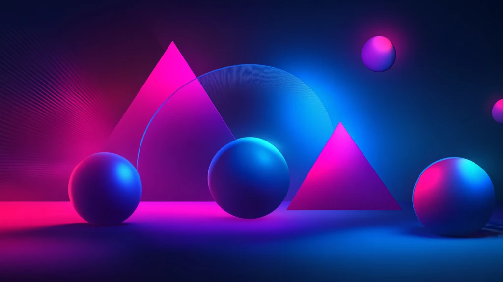 立体渐变发光体设计