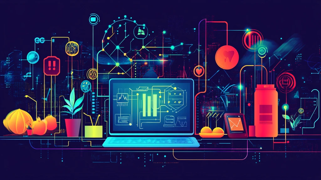 互联网数据插画