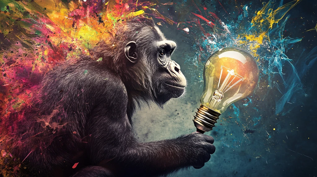 动物创意炫光效果