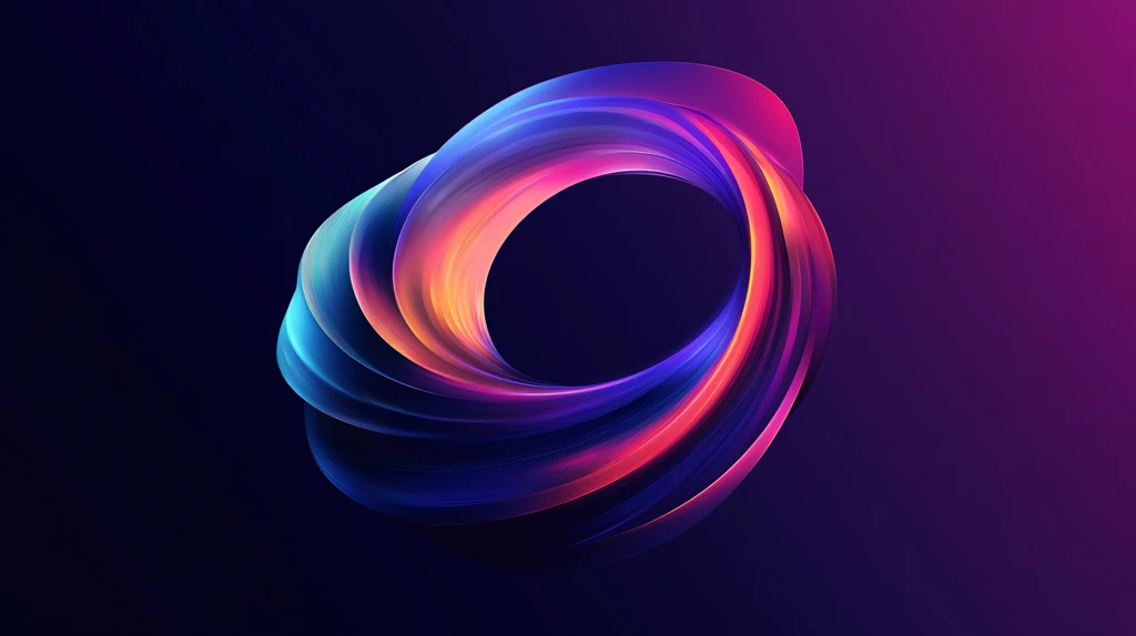 立体渐变发光体设计