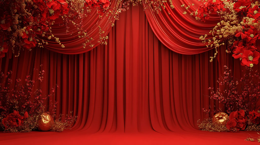 结婚幕布结婚背景