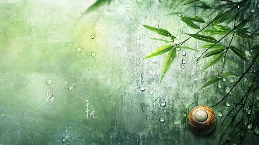 雨中的蜗牛