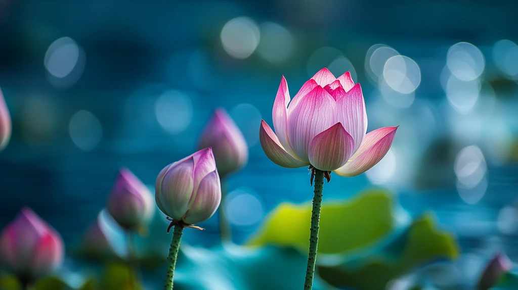 荷花高清电脑桌面壁纸