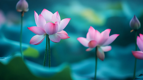 荷花高清电脑桌面壁纸