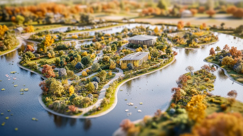 魅力挪威市悬浮岛设计