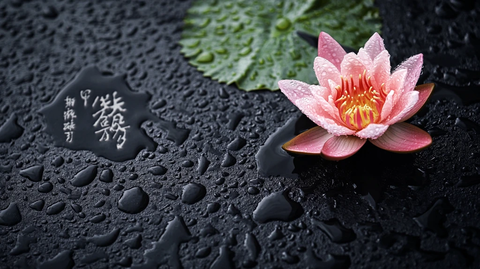 美容足浴汗蒸禅意荷花