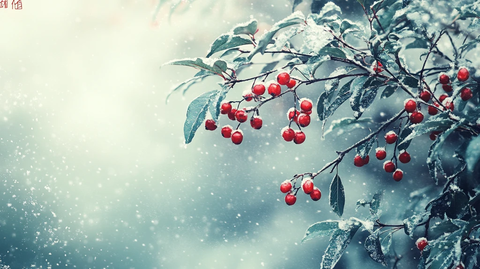 落雪的红果