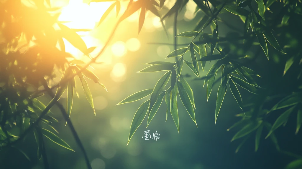 唯美竹影竹韵